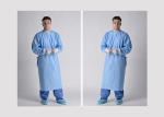 SMS Material Disposable Lab Gown , Disposable Medical Scrubs Non Absorbent