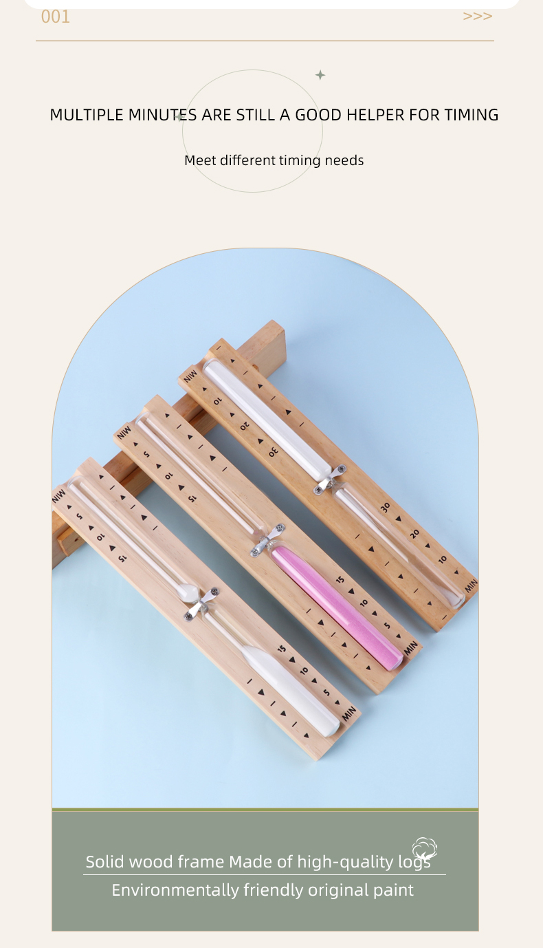 Rotating 15 Minute Sand Timer Hourglass Logo Customized For Sauna Room