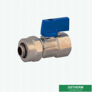 China Nickel Plated Customized Mini Forged Brass Ball Valve Female Threaded Brass Ball Valve wholesale