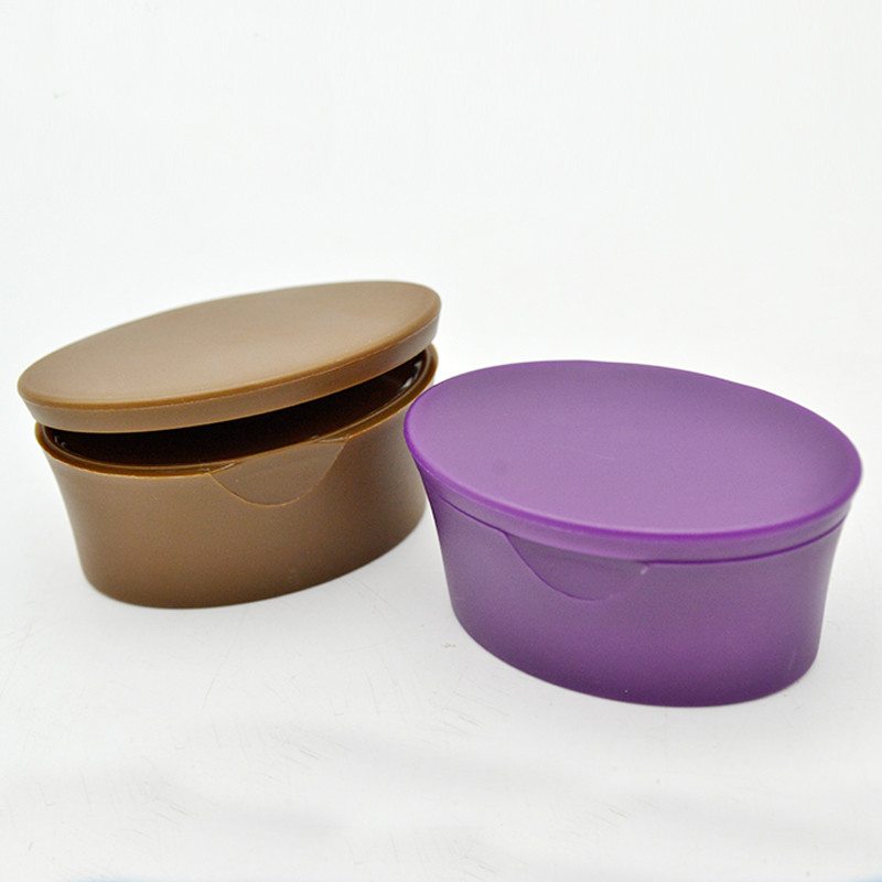 Oval Shape Shampoo Bottle Cap , 22mm Flip Top Closures
