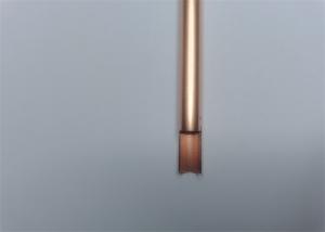 China ASTMB68 soft Grooved Heat Pipe , Oxygen Free Copper Heat Tube wholesale