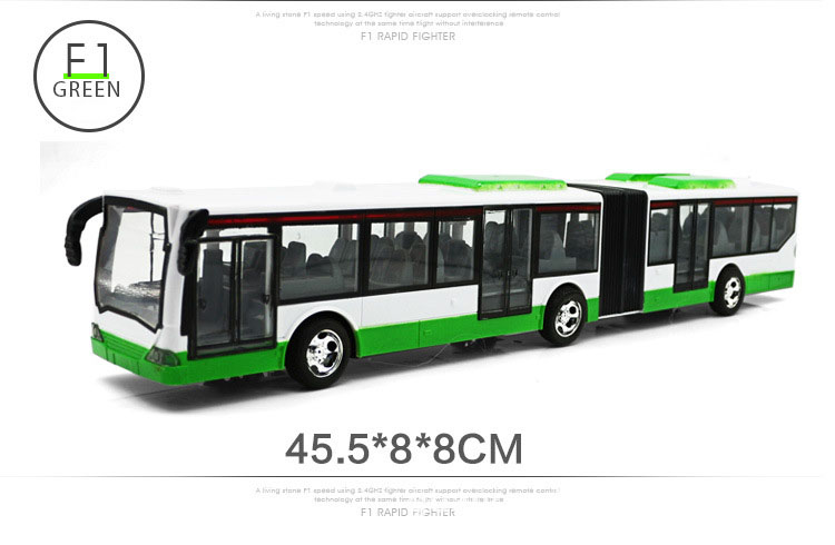 Electric Simulation Sound and Light RC Bus Child Toy for Kids Age Range 8 to 13 Years