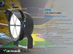 Die Casting Aluminum Shell Outdoor Sport LED Flood Light 800W 5 Years Warranty