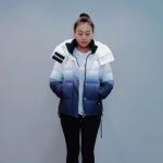 FODARLLOY F21377 Ladies Warm Hooded Cotton-padded Clothes Women Slim Long Winter