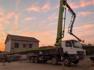 China 62Meters Height Refurbished Well Used Concrete Pump Truck Mounted Concrete Pump wholesale