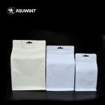 Smell Proof Kraft Paper Zipper Bags Aluminum Foil Biodegradable Stand Up Pouch
