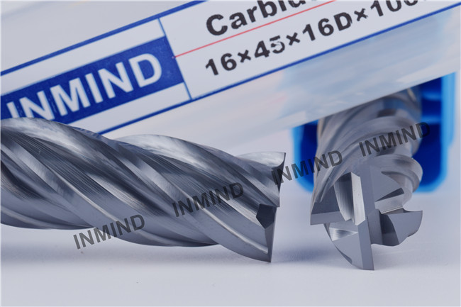 16*100L*4F , Dia 16mm , TiAlN Coating , AOL 100mm carbide end mill bits 4 Flute , Metal Cutting tools