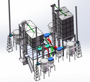 China Professional Activated Carbon Plant Machinery PLC Control Reliable Performance wholesale