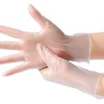 ISO Clear White Disposable Vinyl Examination Gloves