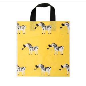 China Plastic Reusable Yellow Shopping Tote Bag wholesale