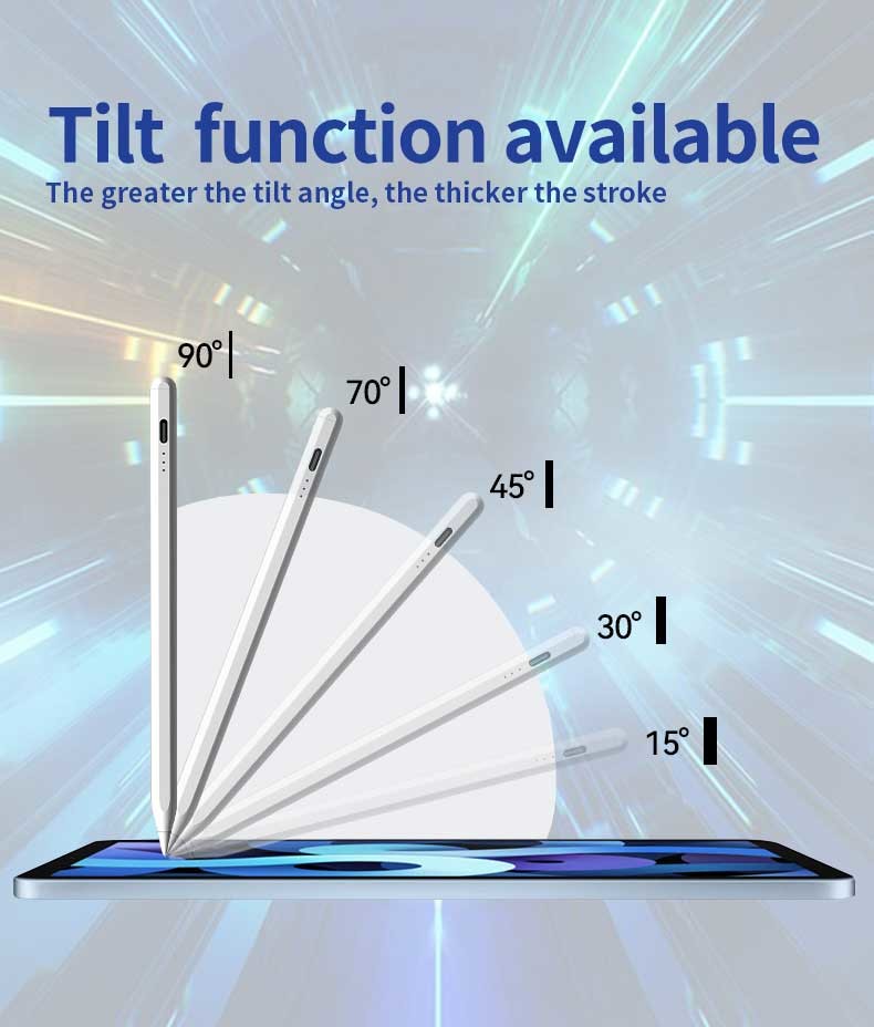 Wireless Drawing Pen For Ipad 4096 Level Pressure Sensitivity Aluminum Alloy