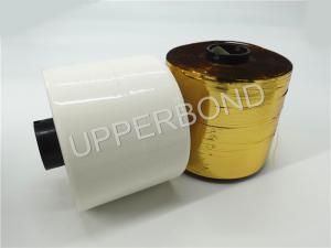 China Anti - Fake Gold Line Cigarette Packaging Adhesive BOPP Tear Tape 10000m wholesale