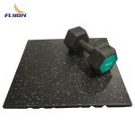 Anti Wear Recycled Rubber Flooring Mat Tiles For GYM Fitness Center ODM