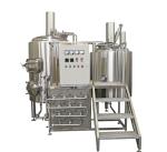 500L Semi Automatic Small Brewery Equipment Two Vessels With Steam Condenser