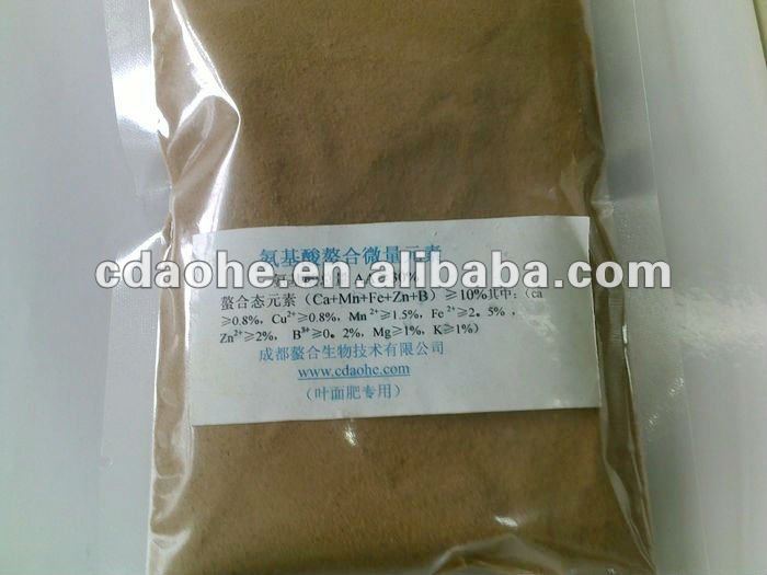 CAS No 67-48-1 Copper Chelate Amino Acid Feed , Livestock High Protein Horse Feed