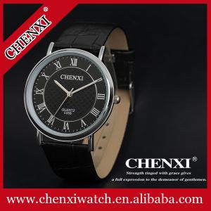 China Fashion Watch Supplier in China Cheap Price Wristwatches Unisex Rose Gold Leather Watch Quartz Men Watch wholesale