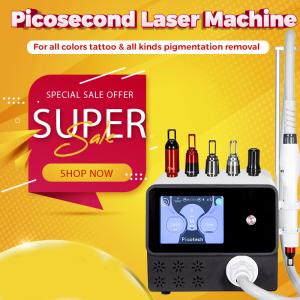 China 5 Probe Laser Colorful Tattoo Removal Beauty Machine Picosecond FDA CE Certified on sale