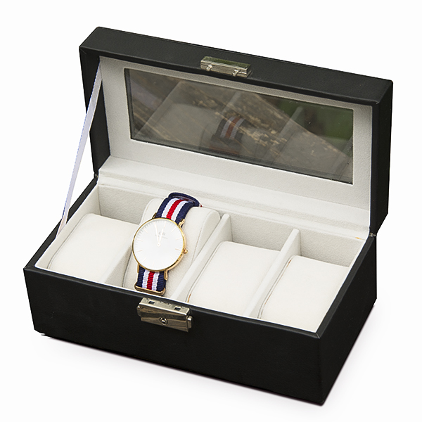 Small Luxury Portable Jewelry Case , Girls Personalised Leather Organizer Box