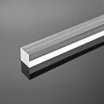 Round Square Triangle Clear Acrylic Bar PMMA Abrasion Resistance