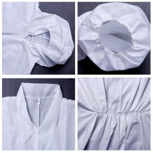 China Anti Static Flame Resistant Disposable Coveralls Superior Breathable Weight 50 - 65gsm wholesale