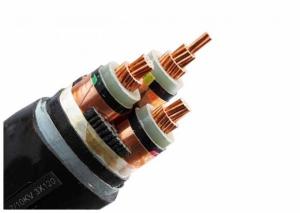 China AWA 1000mm2 Medium Voltage Underground Cable , MV 3 Core XLPE Cable wholesale
