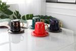 Anti Bacteria CIQ Matt Colour 18oz Fine Porcelain Coffee Mugs