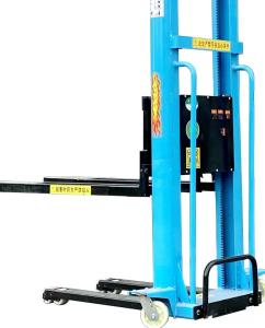 China 1000kg Portable Semi Electric Forklift Multifunctional Trucks Automatic Transfer wholesale