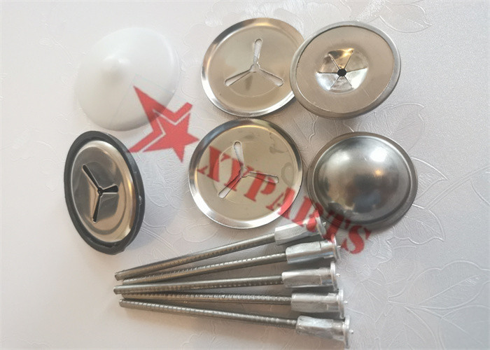 M3x70mm Bimetallic Weld Pins With Self Locking Washers For Marine Insulation Board