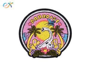 China Stock Design Embroidered Animal Patches , Beautiful Dinosaur Embroidered Patches wholesale