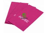 Full Color Biodegradable Kraft Paper Shopping Bags Cardboard Inserted Bottom