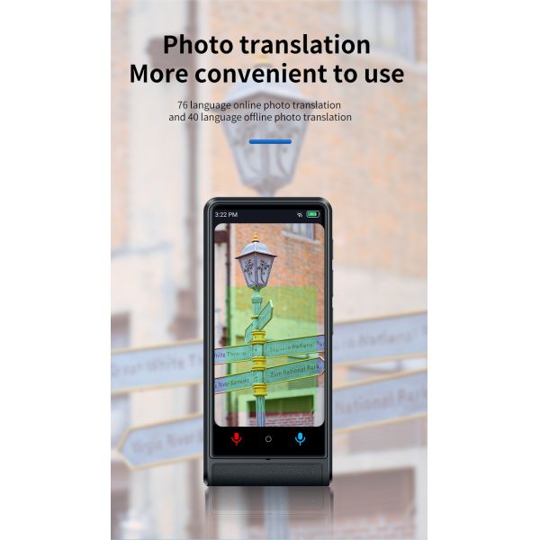 M13 Smart Instant Voice Translator Device Offine Polish Ukrainian Turkish Czech Russian