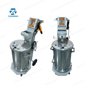 220V 50w Zhongren Electrostatic Powder Coating Machine Spray / Paint Coating