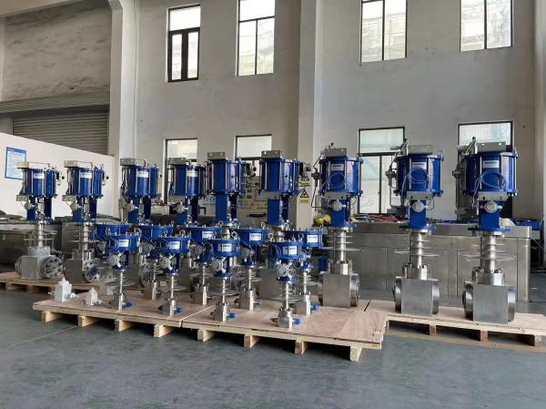 Quality Hydraulic Cryogenic Pneumatic Actuated Globe Valve DN65 PN320  2500lb LNG for sale