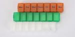 A week multi-function cabinet shape pill container 4 times daily, Random color