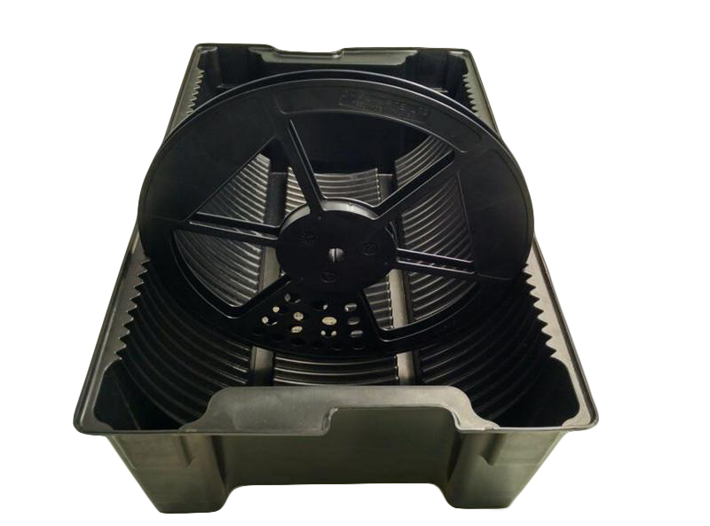 3mm Conductive Polystyrene 330mm SMT Reel Tray ESD Storage Box
