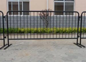 China Iron Metal Flat Feet Event Crowd Control Barriers wholesale