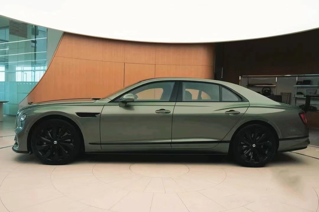 Flying Spur Bentley Body Kit W12 Style Carbon Fiber Lip Kit 2019 Diffuser Spoiler Side Skirt
