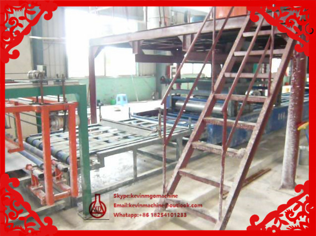 Semi Automatic Fiber Glass Magnesium Oxide Sheet Construction Material Making machine Larger Capacity 1500 Sheets