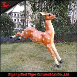 China Sunproof Custom Fiberglass Products Garden Animal Statues Resin wholesale