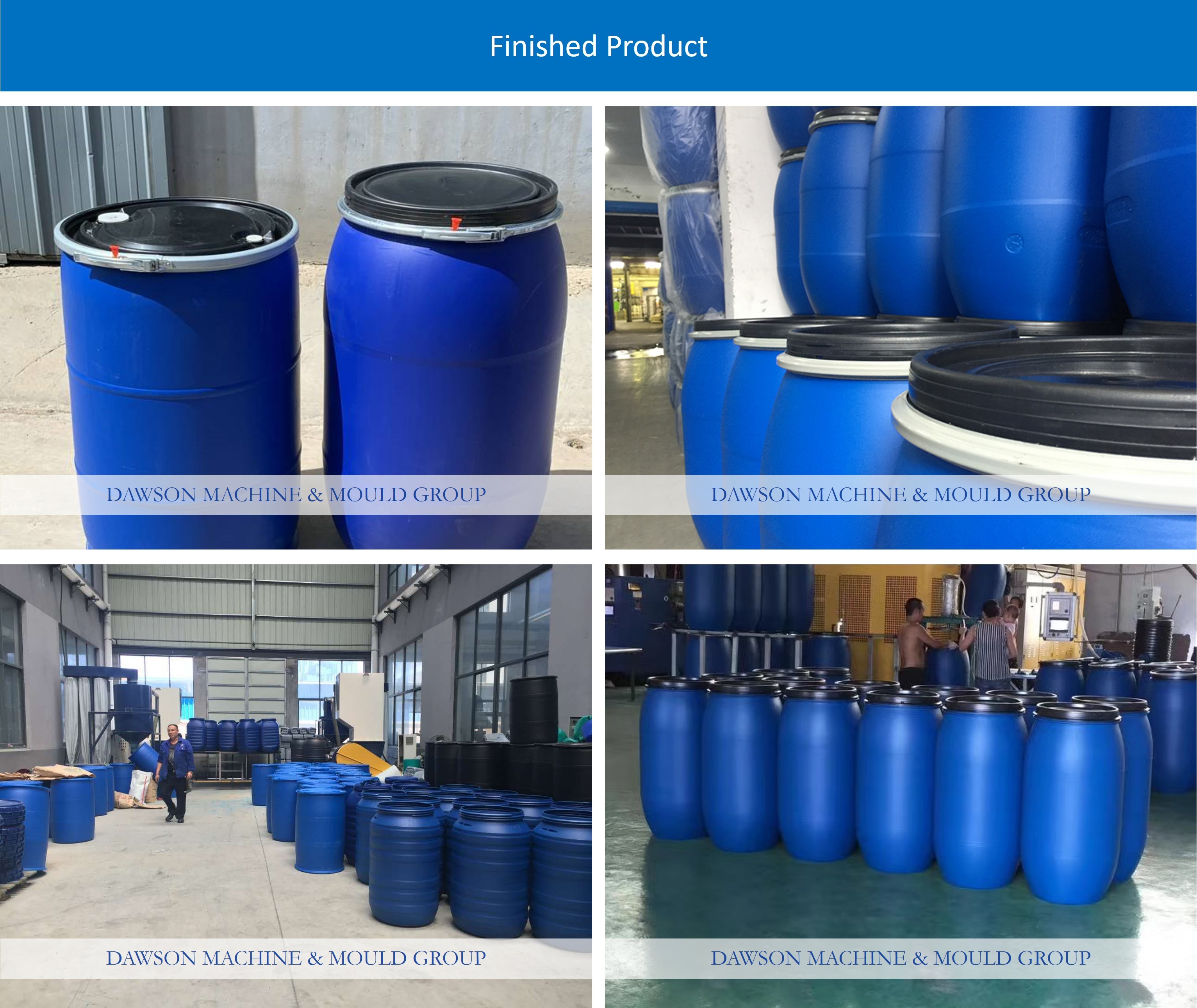 60l 120l Hdpe Open Top Plastic 220l Chemical Plastic Open Top Barrel Making Machine Drum Blow Molding Machine