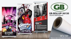 China Osign Exhibition Pull Up Banners , Durable Floor Standing Banner Display wholesale