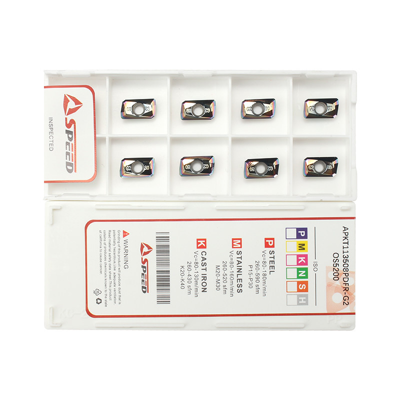 Speed APKT113508PDFR-G2 Polished/DLC Coated Carbide Insert For Aluminum Milling