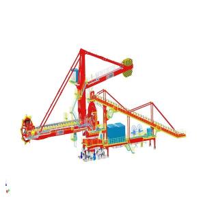 China Combined Stacker And Reclaimer With Bucket Wheel Boom wholesale