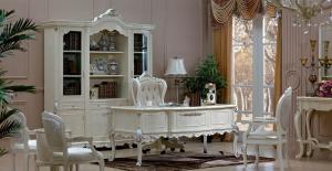 China 3pcs Household Classic Home Office Desks European American Solid Wood Computer Desk wholesale