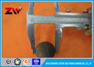 China Low breakage rate cast iron and forged grinding balls for ball mill media wholesale