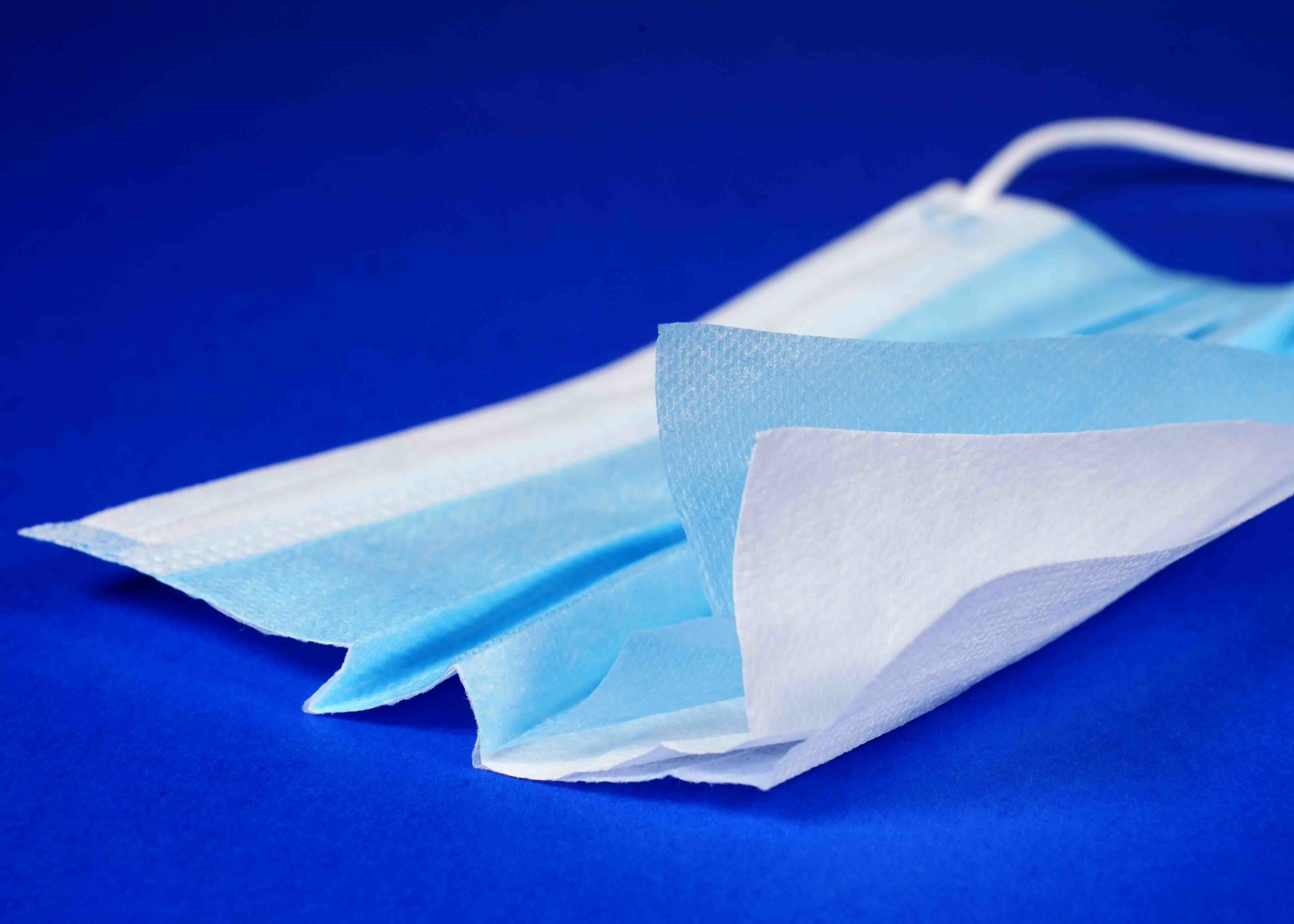 Anti Pollution Disposable Medical Mask / Tie On Surgical Mask Non Irritating
