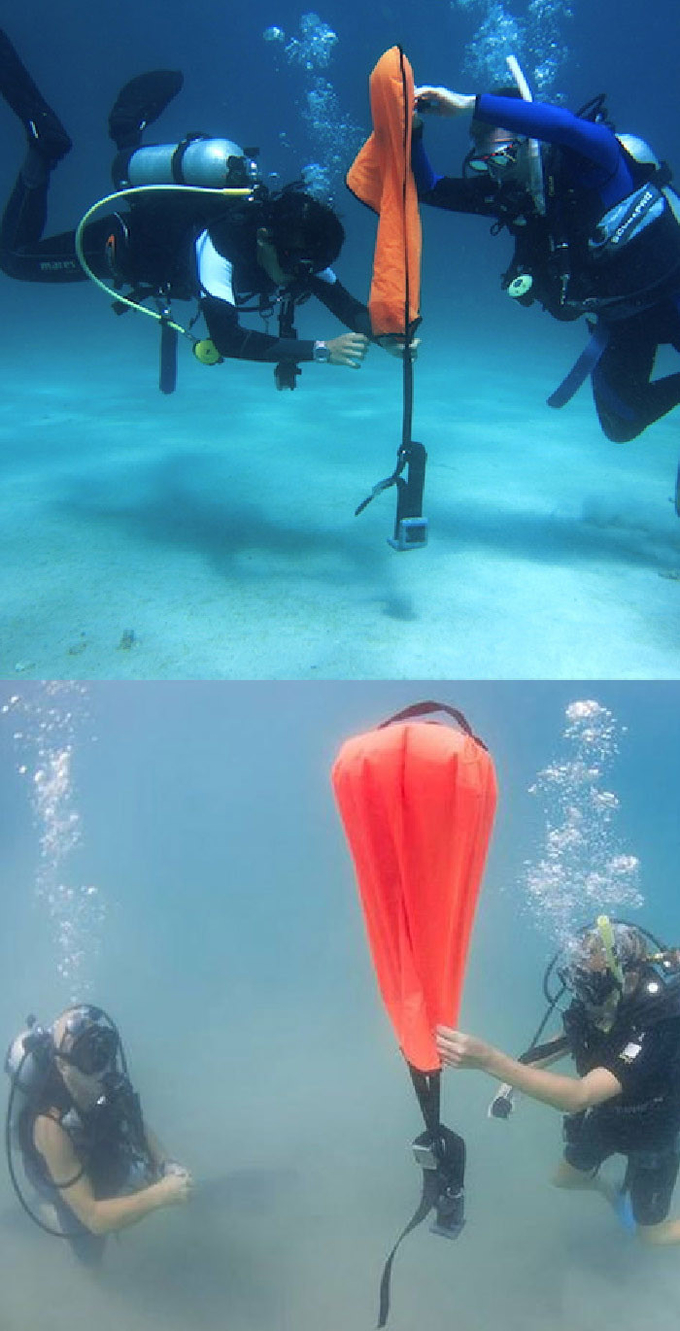 Salvage Lift Diving Bag With Reflective Band For Underwater
