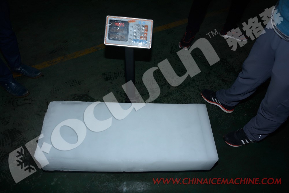 105kw Heavy Duty Direct Cooling System Ice Block Maker Machine with Bitzer Compressor