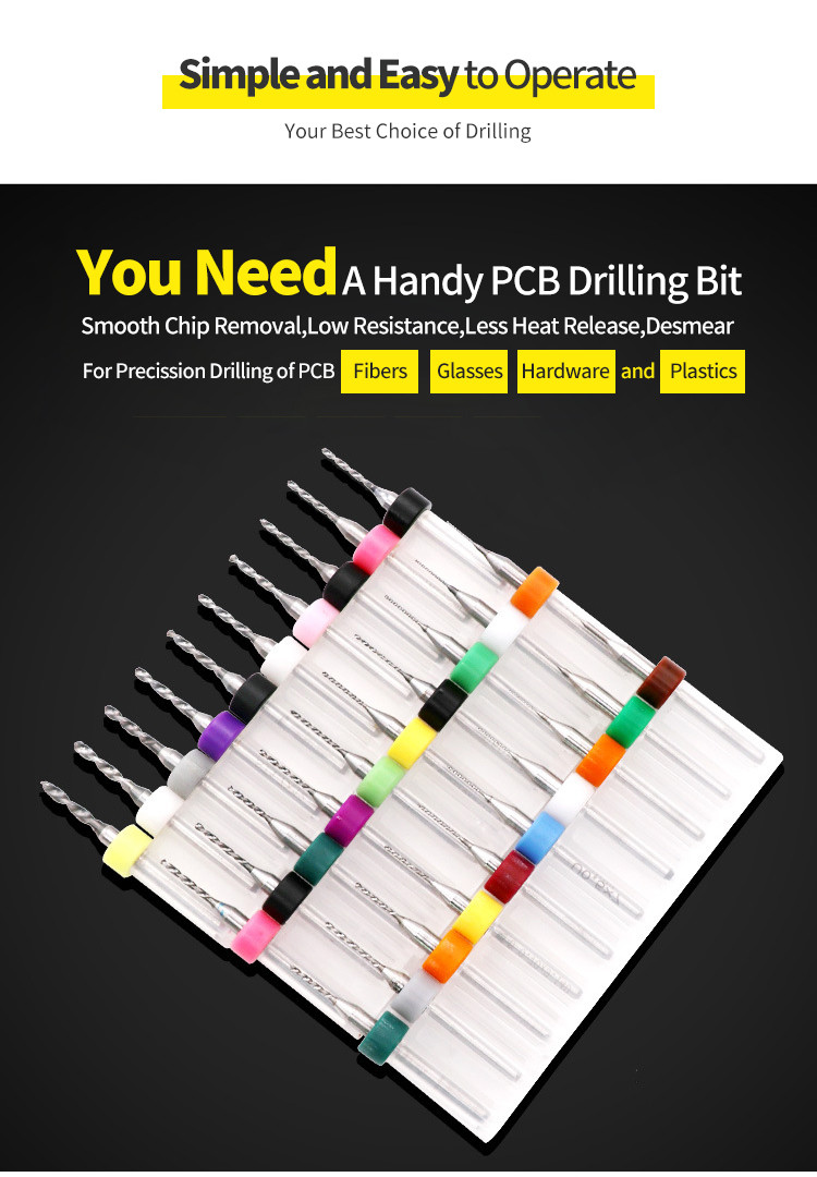 PCB FPC Tungsten Circuit Board Drill Bits 0.15mm 0.25mm 0.30mm​