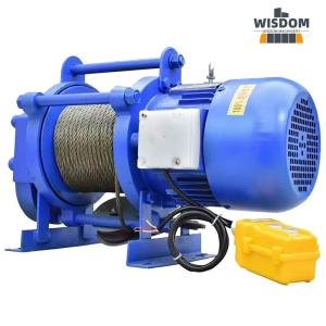 China Popular Kcd 220v Electric Wire Rope Winch Hoist 2 Ton wholesale